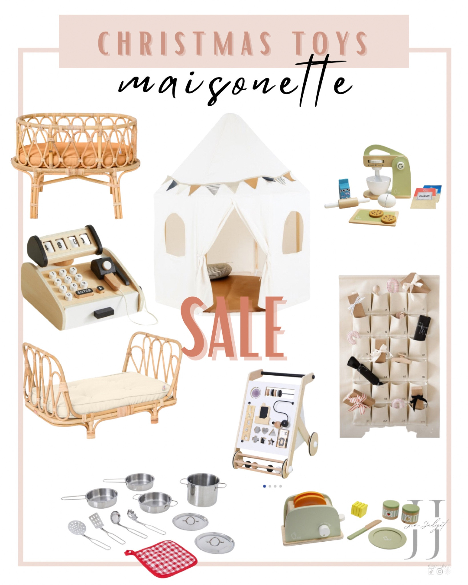 How fabulous are these toys & perfect for Christmas! The only ones not on sale are the baby doll crib/bed but if you use code NEW10 you get 10% off an already good price for such cute and long lasting piece! 

Maisonette also sells Gathre items and they have their advent and playhouse on sale as well! 

Gift toddler girl boy toy play pretend pots and pans cash register kitchen navidad regalos niños 

#LTKGiftGuide #LTKHoliday #LTKsalealert