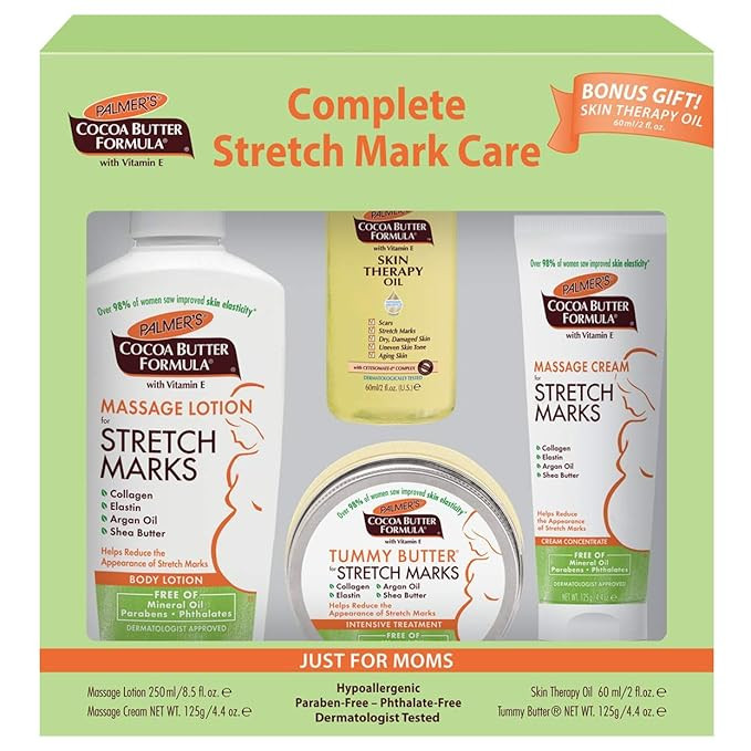 Palmer's Cocoa Butter Formula Complete Stretch Mark & Pregnancy Skin Care Kit | Amazon (US)