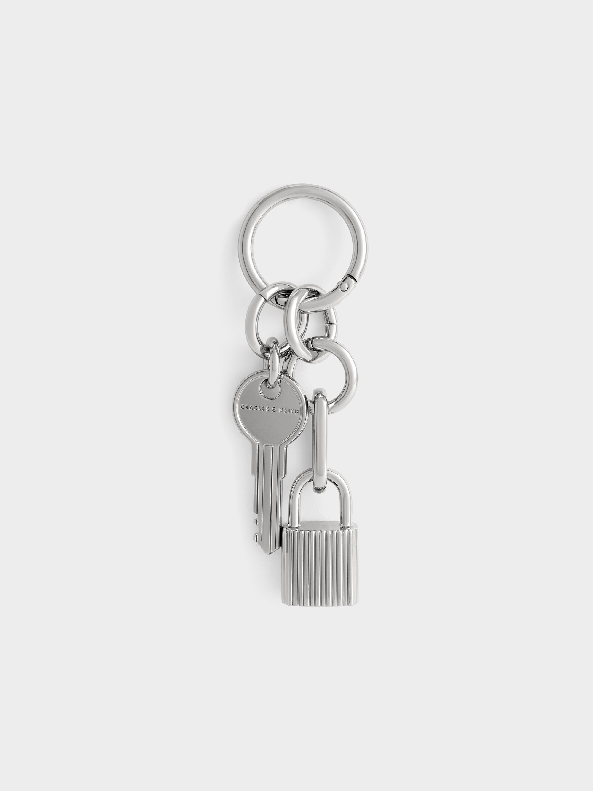 Lock & Key Charm
    
         - Silver | Charles & Keith UK