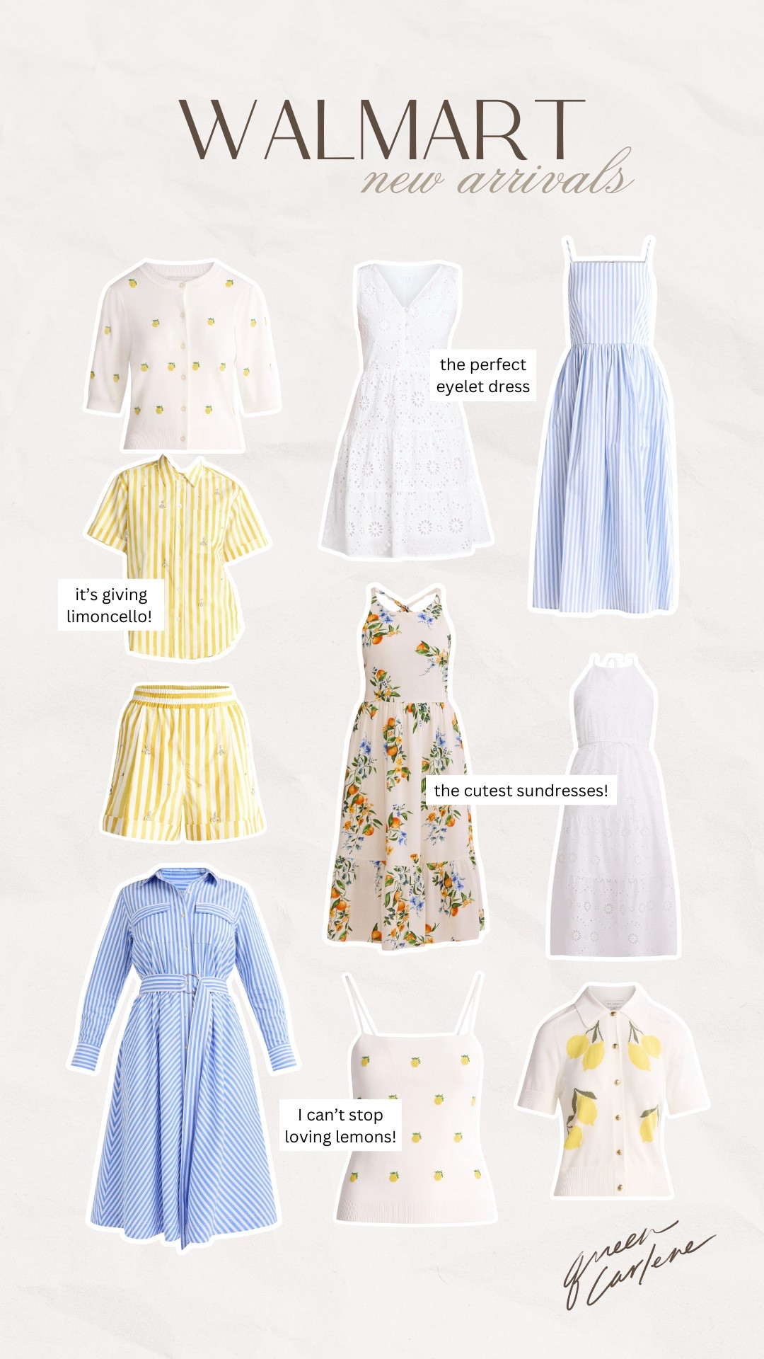 Walmart summer new arrivals! all of these affordable midsize outfits are perfect for spring + summer! 🍋☀️ #walmartpartner #walmartfashion @walmart 

#LTKSeasonal #LTKMidsize #LTKFindsUnder50