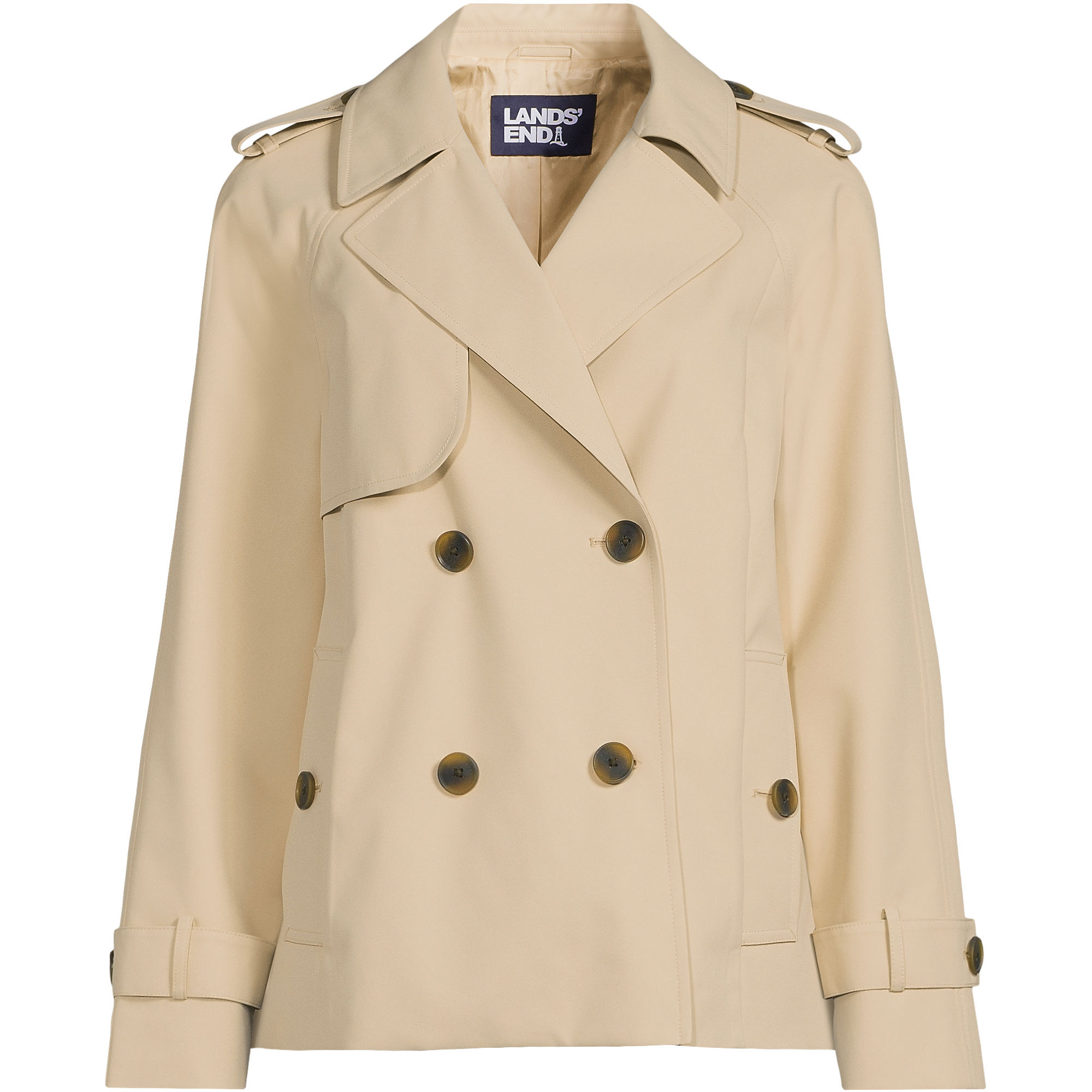 Women's Trench Rain Jacket | Lands' End (US)
