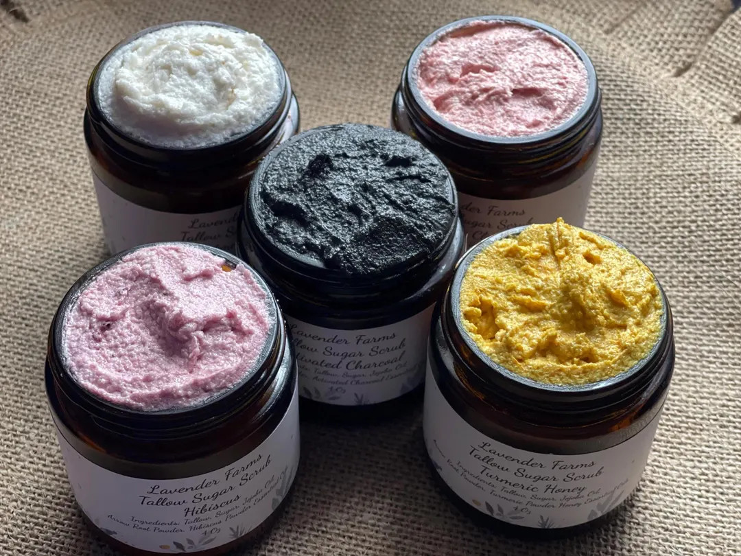 Tallow Sugar Scrub for Dry Skin , Winter Skin Rescue , Body Exfoliator, Handmade Self Care | Etsy (US)