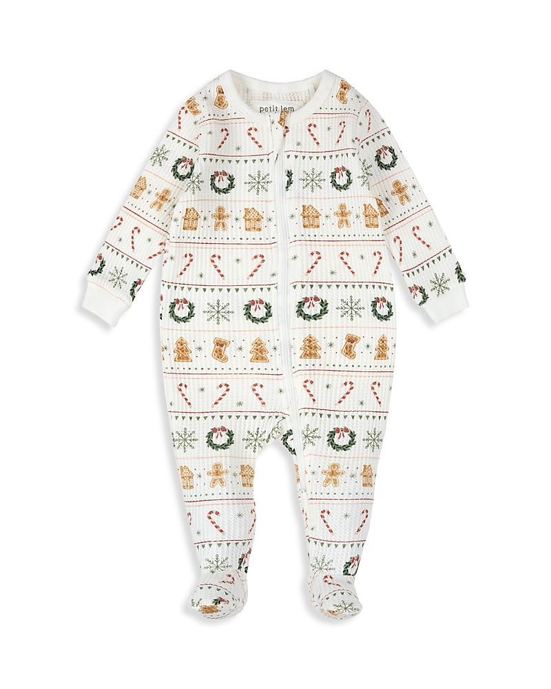 Firsts by petit lem Girls' Fair Isle Footed Print Sleeper - Baby | Bloomingdale's (US)