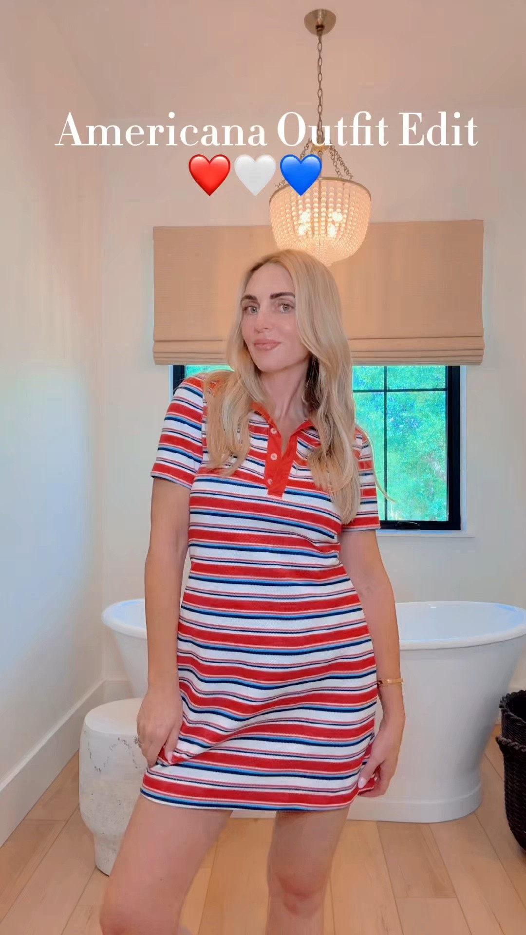 Getting ready for the 4th of July with these Americana looks! ❤️🤍💙 Which outfit is your favorite?

#AmericanaStyle #4thOfJulyOutfit #SummerStyle #TryOnHaul #MomStyle