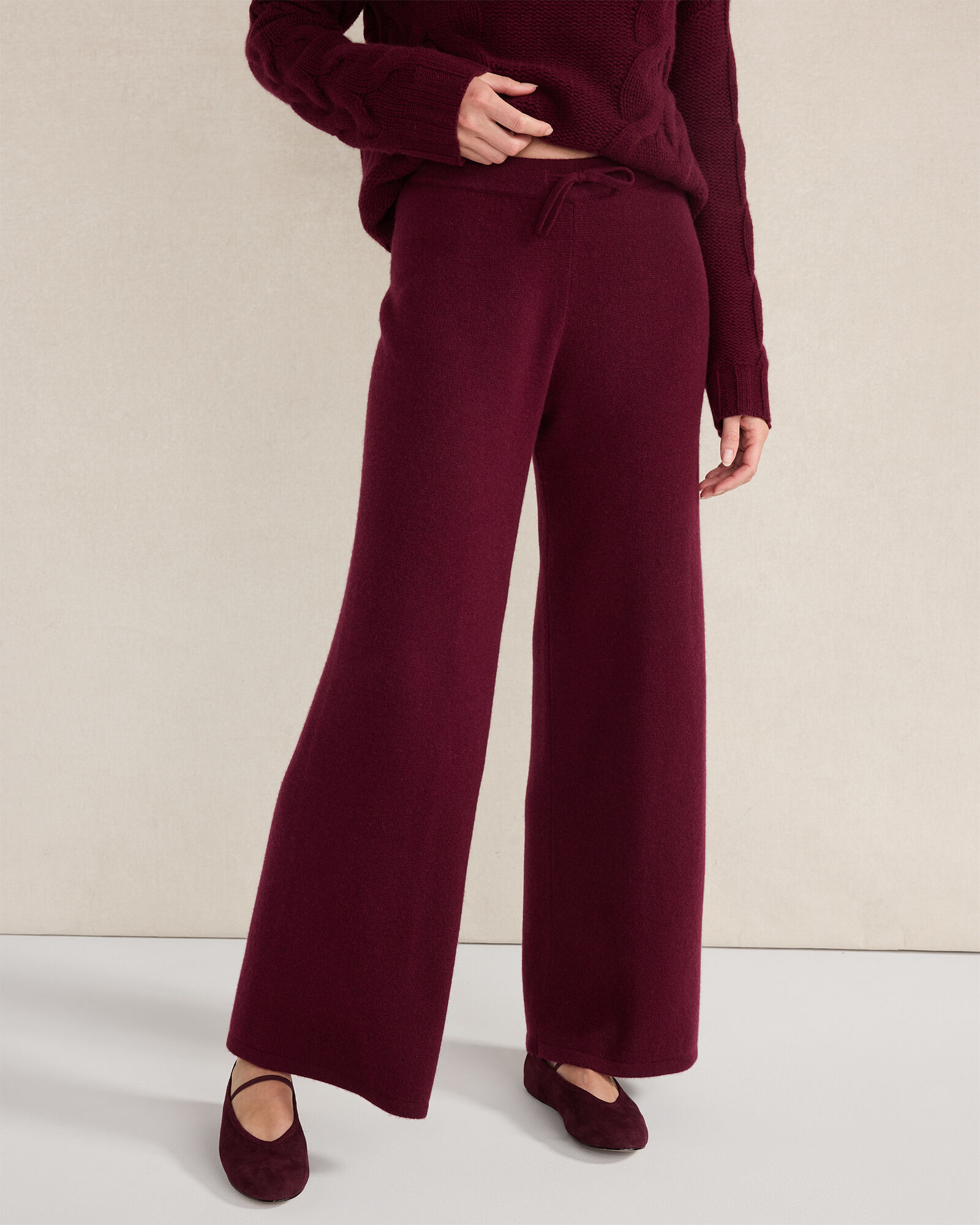 Cashmere Wide Leg Pants | Haven Well Within