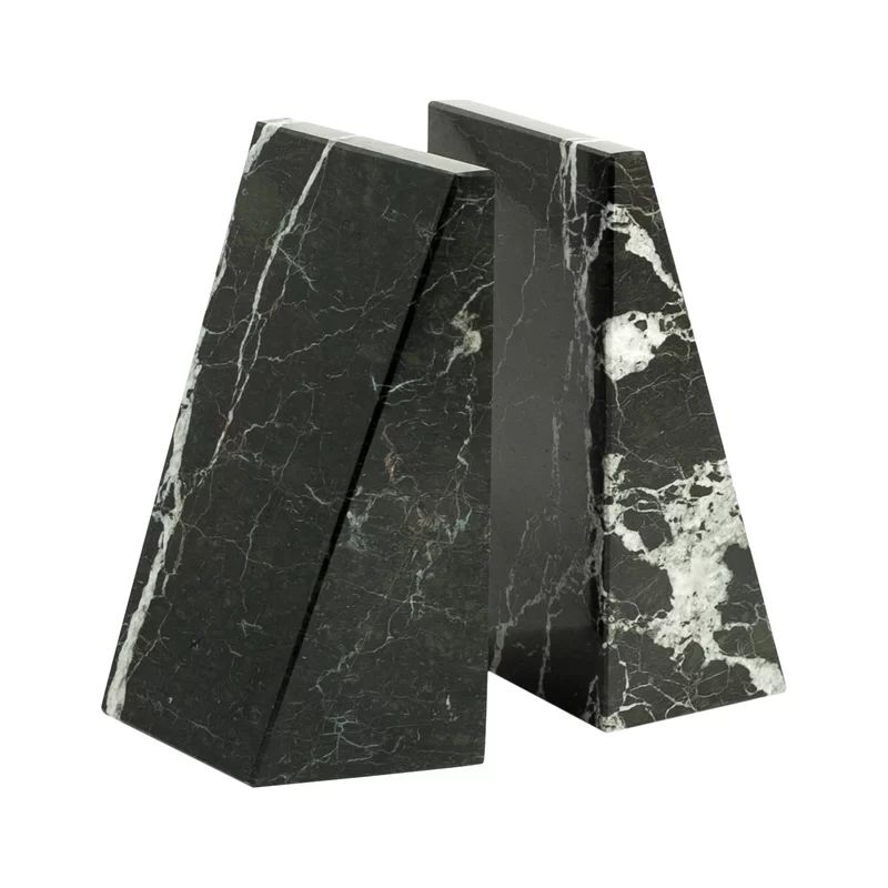 Modern & Contemporary Marble Non-Skid Bookends | Wayfair North America