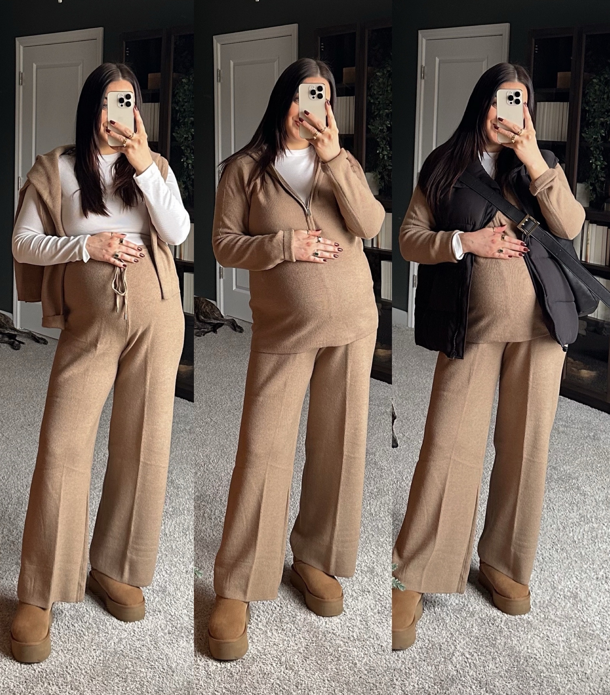 Target maternity + nursing friendly lounge set 30% off!!! 

wearing S tops, m pants (pre preg sizes)!

#LTKSeasonal #LTKBump #LTKSaleAlert