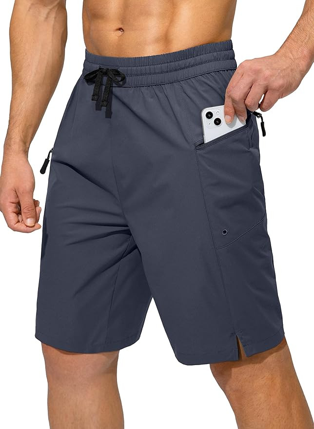 Men's Swim Trunks Quick Dry Board Shorts with Zipper Pockets Beach Shorts Bathing Suits for Men -... | Amazon (US)