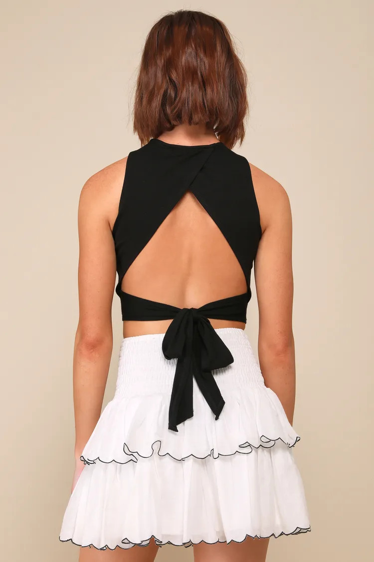 Charming Time White Smocked Tiered Mini Skirt | Lulus