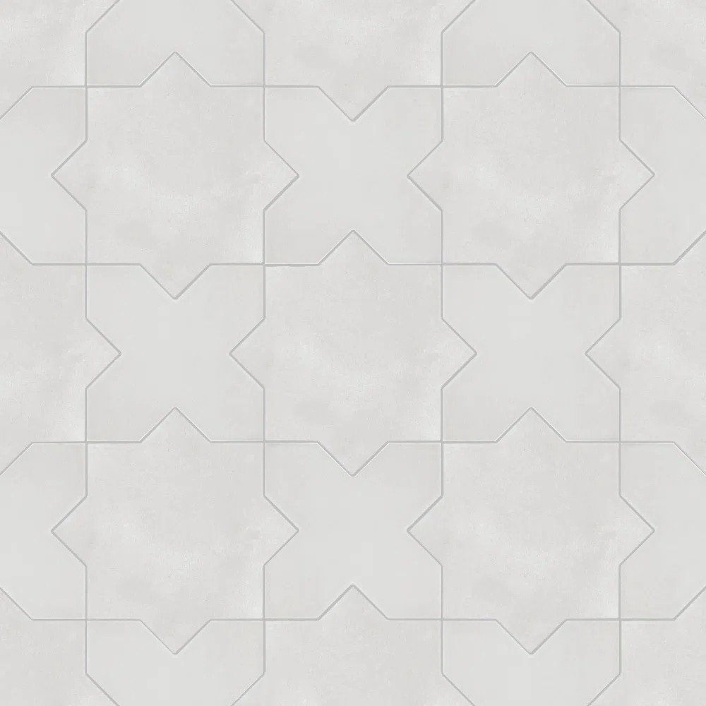 Star And Cross Porcelain Pattern Tile | Wayfair North America