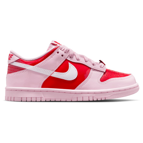 Girls Nike Nike Dunk Low Valentine's Day - Girls' Grade School Shoe Summit White/Pink Foam/Red Size 05.5 | Kids Foot Locker (US)