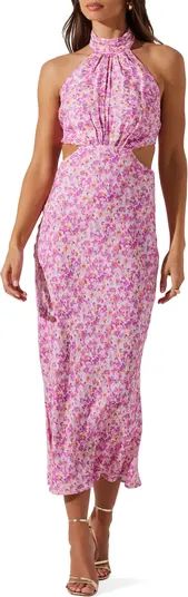 Ambretta Floral Open Back Dress | Nordstrom