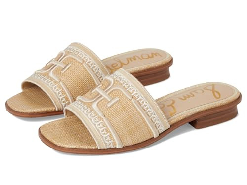 Sam Edelman Women's Stevie Heeled Sandal, Natural Multi, 11 | Amazon (US)