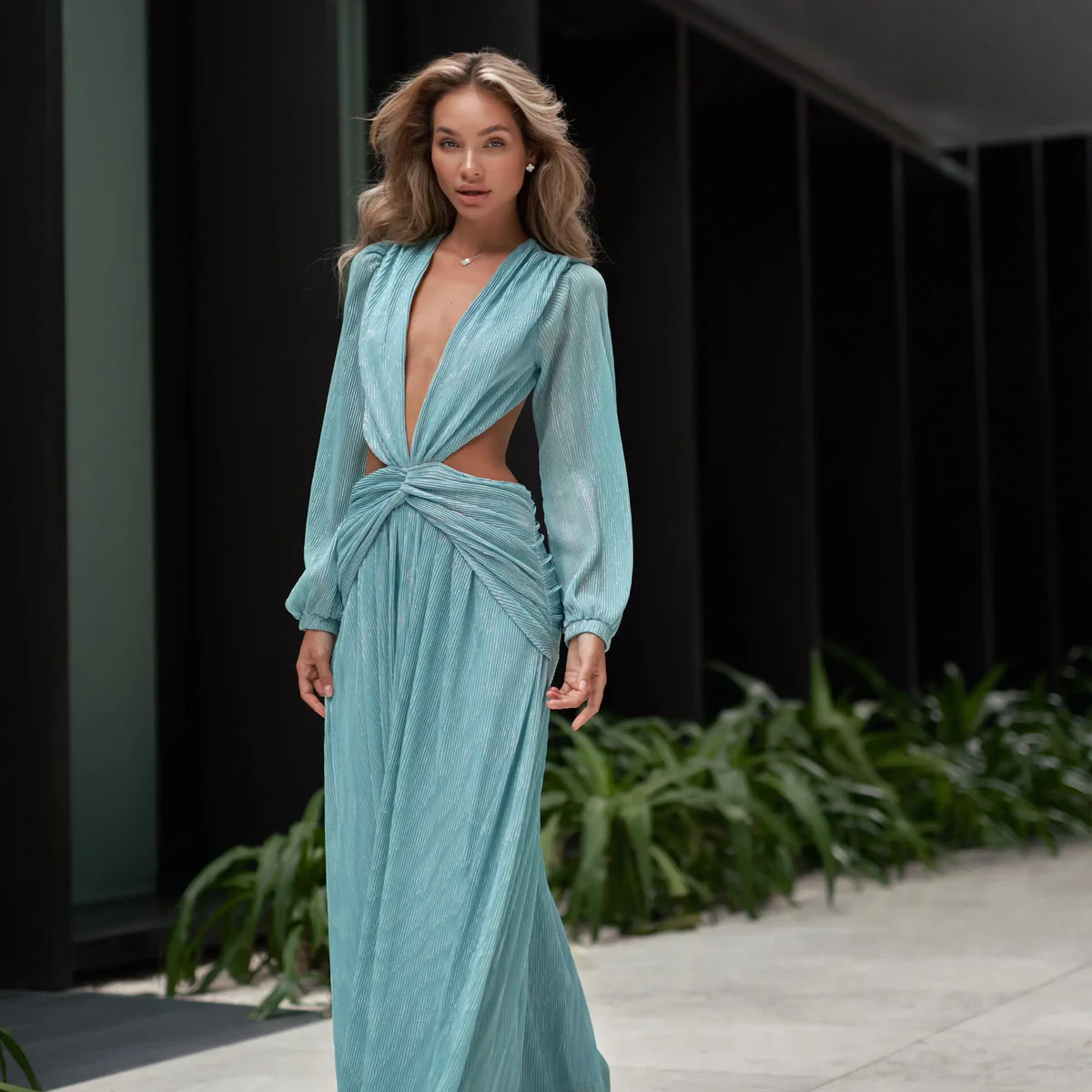 The Goddess Blue Dress - Anne Louise Boutique | Anne Louise Boutique