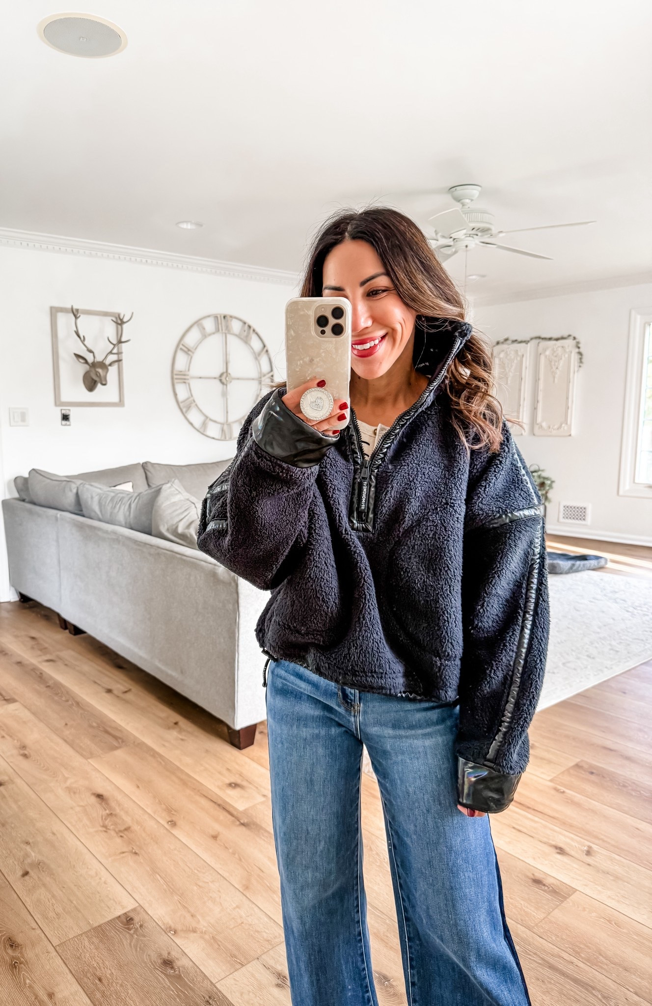 Code TAMMY15 thru 11/7. Wearing small fleece pullover.

#LTKSaleAlert #LTKOver40 #LTKFindsUnder100