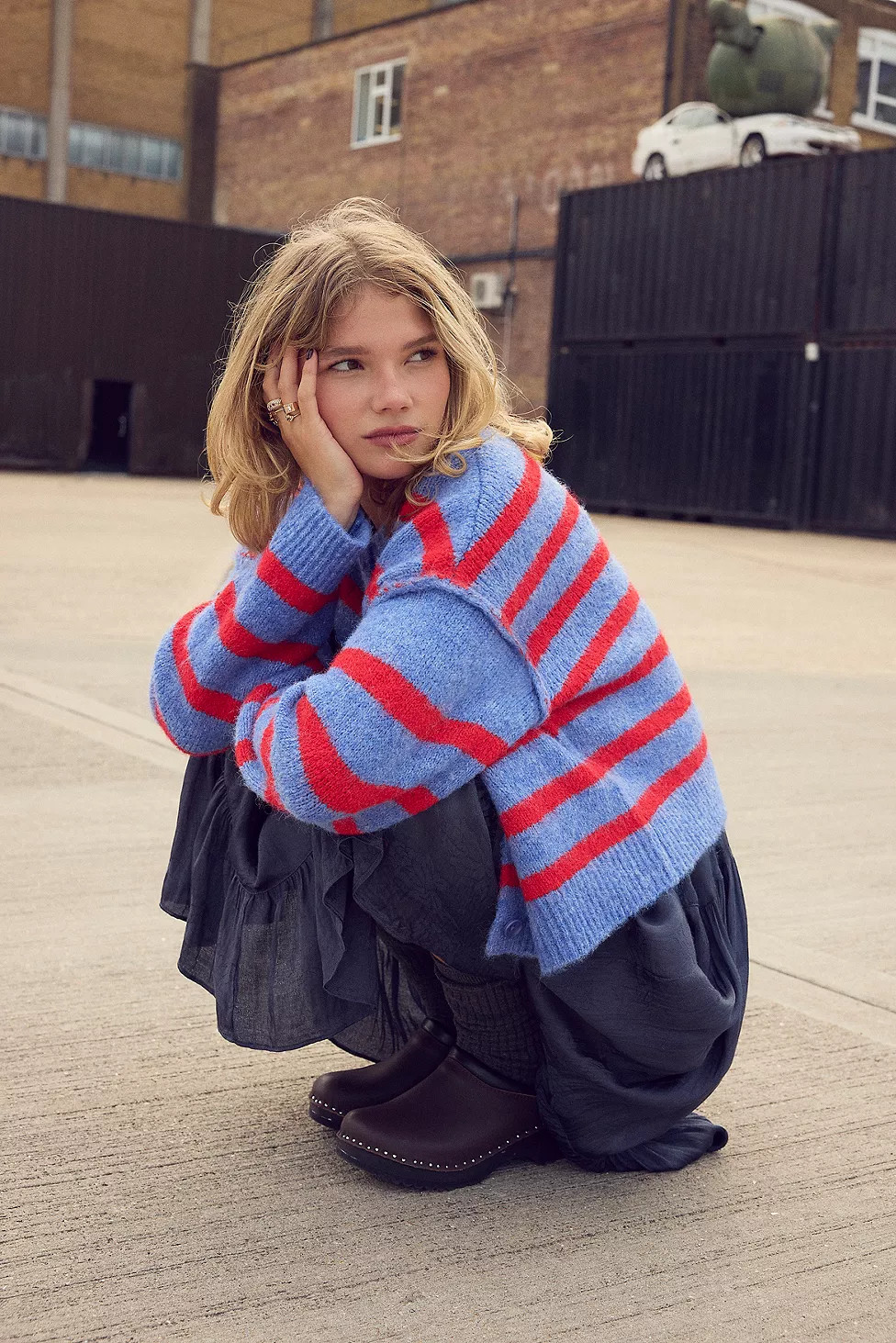 UO Marli Crew Neck Cardigan | Urban Outfitters UK