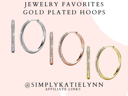 Huge price cut on these gorgeous gold plated hoops! All three finishes on sale. #walmart #jewelry #accessories 

#LTKStyleTip #LTKSaleAlert #LTKGiftGuide
