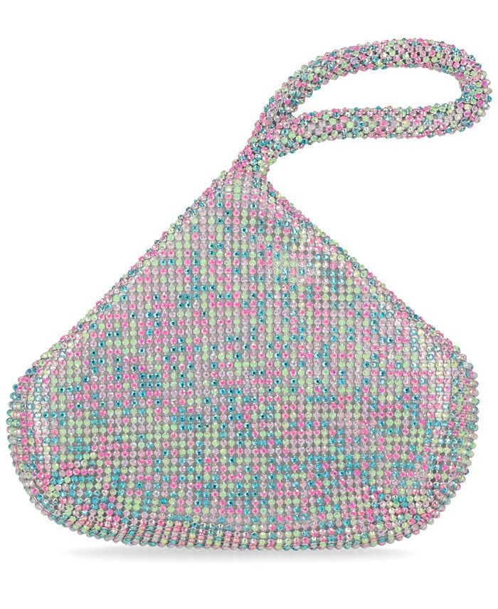 INC International Concepts Doris Sparkle Mesh Pouch, Created for Macy's & Reviews - Handbags & Ac... | Macys (US)