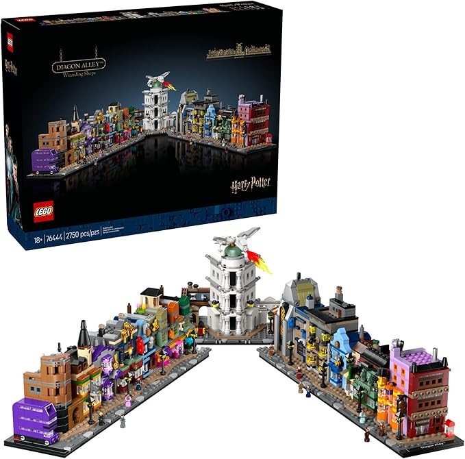LEGO Harry Potter Diagon Alley Wizarding Shops Building Set for Adults - Collectible Kit for Harr... | Amazon (US)