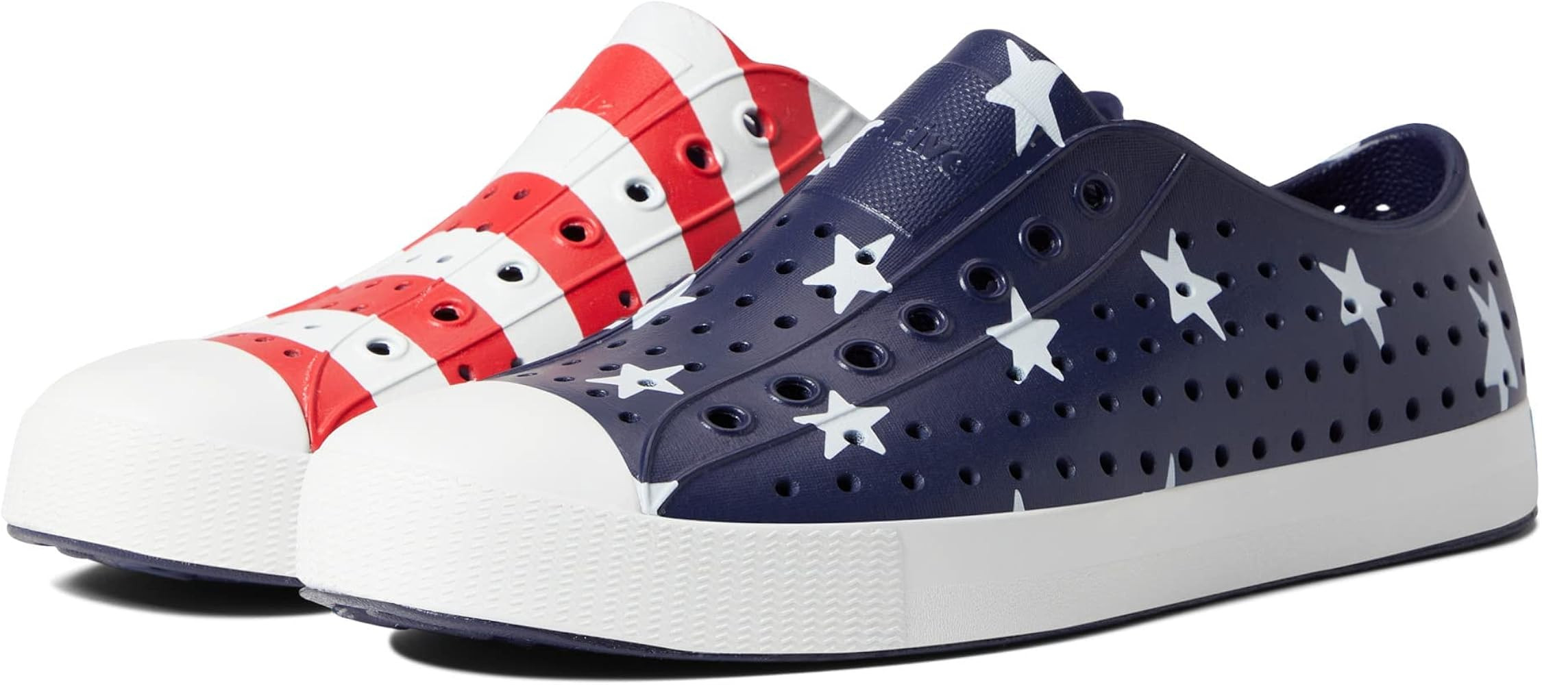 Native Shoes Jefferson Print Sneakers for Men, and Women - Eva Upper, Slip-On Design with Rubber ... | Amazon (US)