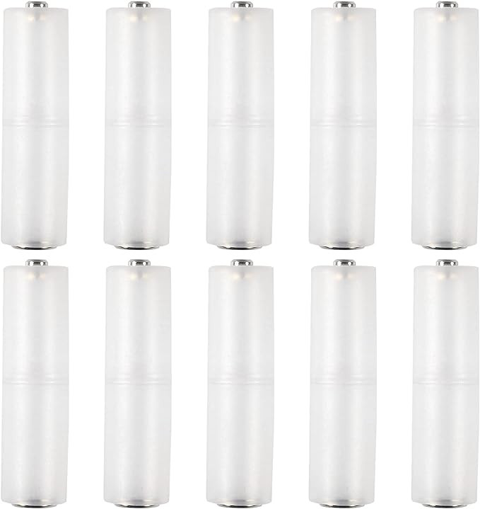 10pcs AAA to AA Battery Adapter AAA to AA Battery Converter Holder Battery Adapter Converter for ... | Amazon (US)