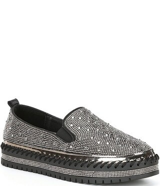 Brittany Rhinestone Platform Slip-On Sneakers | Dillard's
