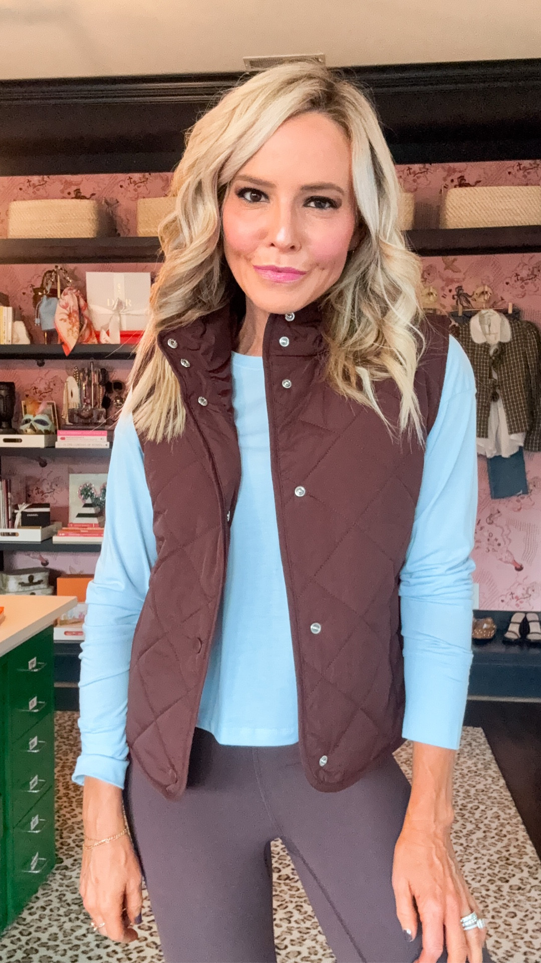 chocolate brown and powder blue = it’s a yes! Wearing XS in each item | 

#LTKFindsUnder50 #LTKSeasonal #LTKStyleTip
