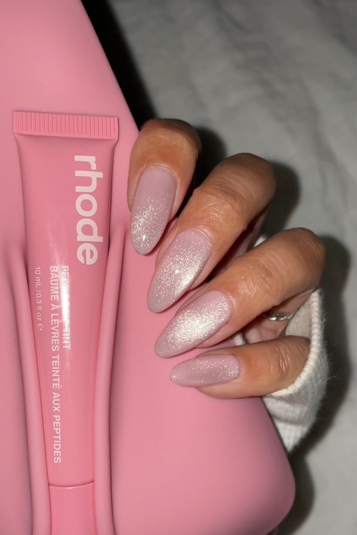 hailey bieber glass nails 💕✨