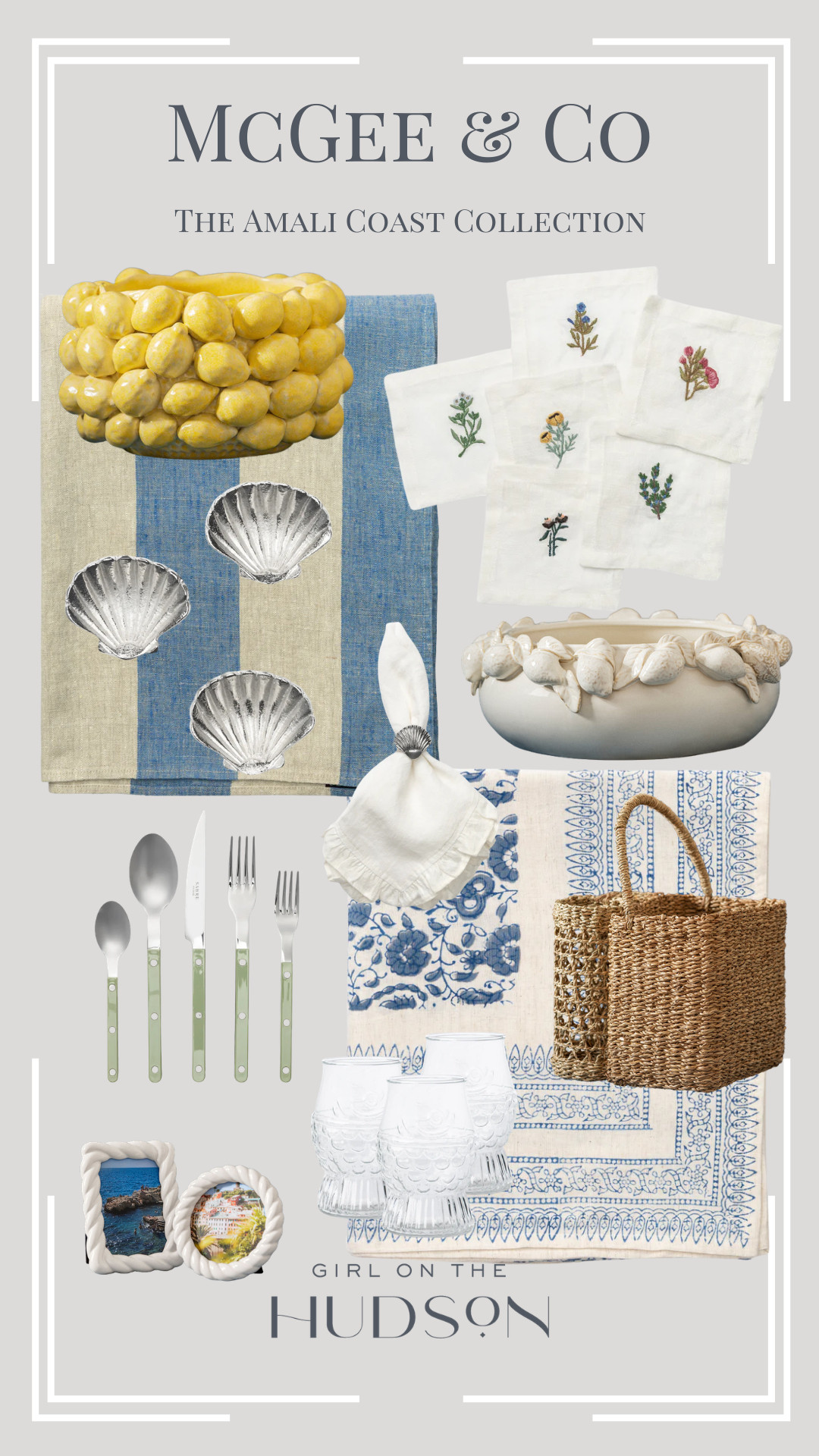 McGee & Co Amalfi Coast collection... the most stunning summer entertaining pieces 

 #LTKdayinmylife #LTKSeasonal #LTKHome