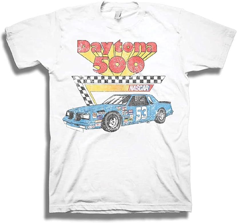 NASCAR Vintage Daytona 500 Shirt Racing Mens Graphic T-Shirt | Amazon (US)