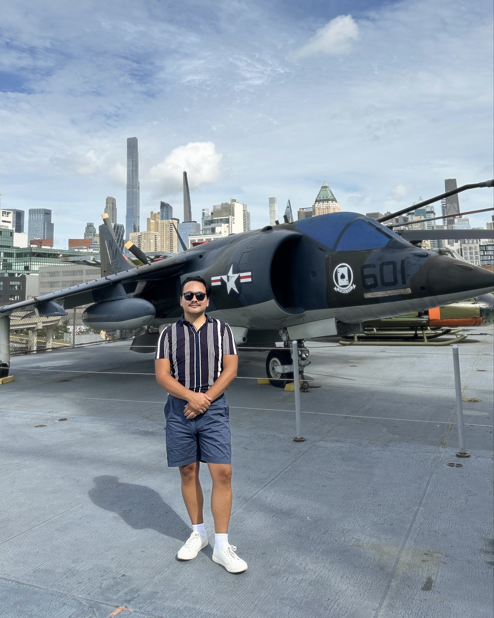 Up in the sky… sort of 😅 🛩️☁️