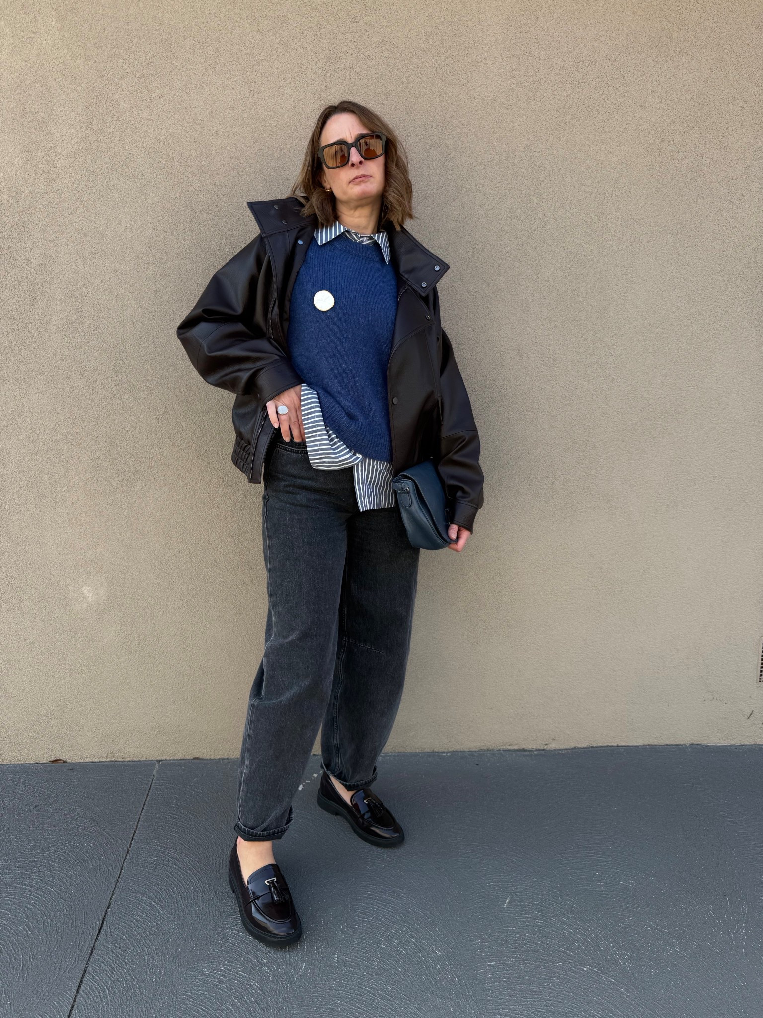 Shirt - Jac & Mooki. Wearing a small 
Vest - Sezane. Sized up to a medium 
Jacket - Elka Collective. Wearing my usual size 8
Shoes - Frankie 4 footwear. Sized up
One size 

#LTKaustralia #LTKnewzealand #LTKspring