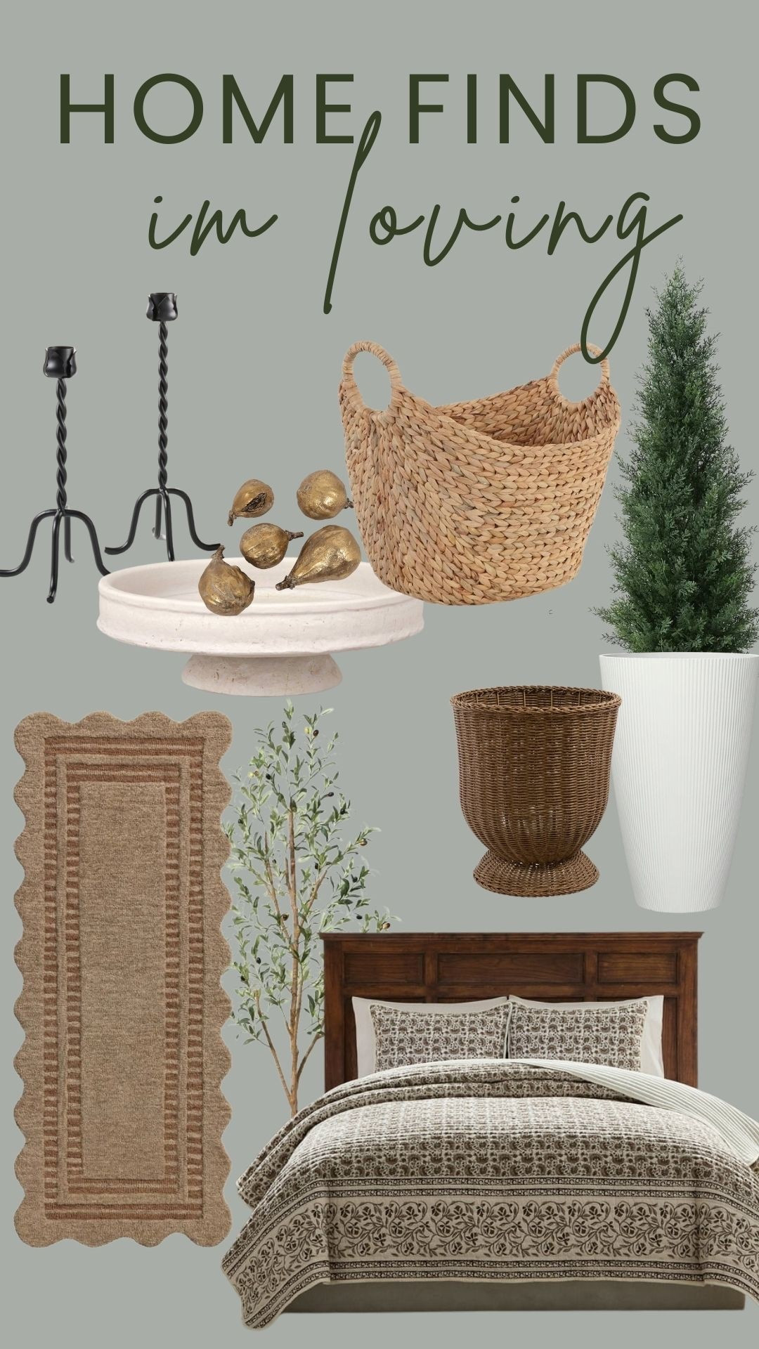 Home finds I’m loving.. the scallop Loloi runner will always be a favorite.. 😍 & how pretty are these planters & quilt set from Walmart?! You won’t believe the prices! 

Trending home decor, Loloi runner, candle holders, planters, front porch decor, oversized basket, quilt set, designer inspired home finds, target home decor, oversized decorative bowl 

#LTKHome #LTKSeasonal