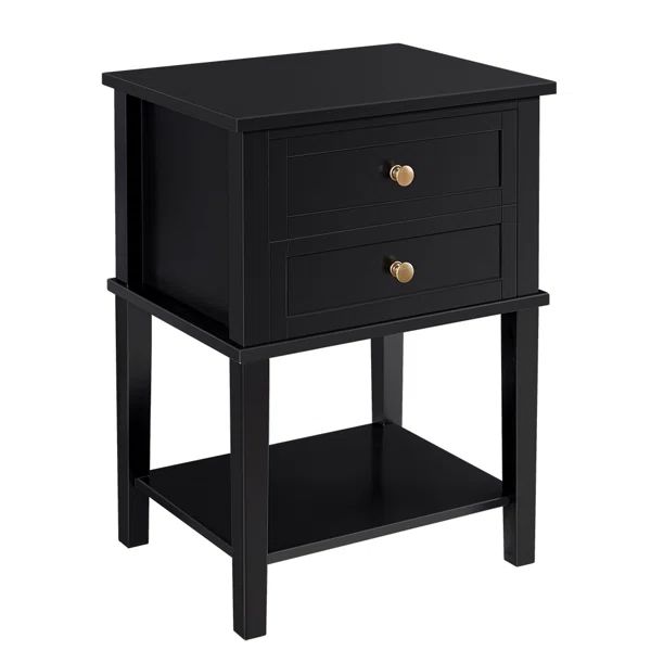 Ajala 24'' Tall 2 - Drawer Nightstand | Wayfair North America