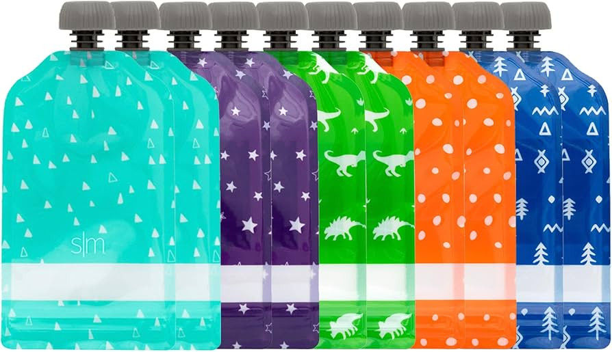 Simple Modern Reusable Baby Food Pouches for Toddlers | BPA Free Plastic, Food Safe, Freezer Safe... | Amazon (US)