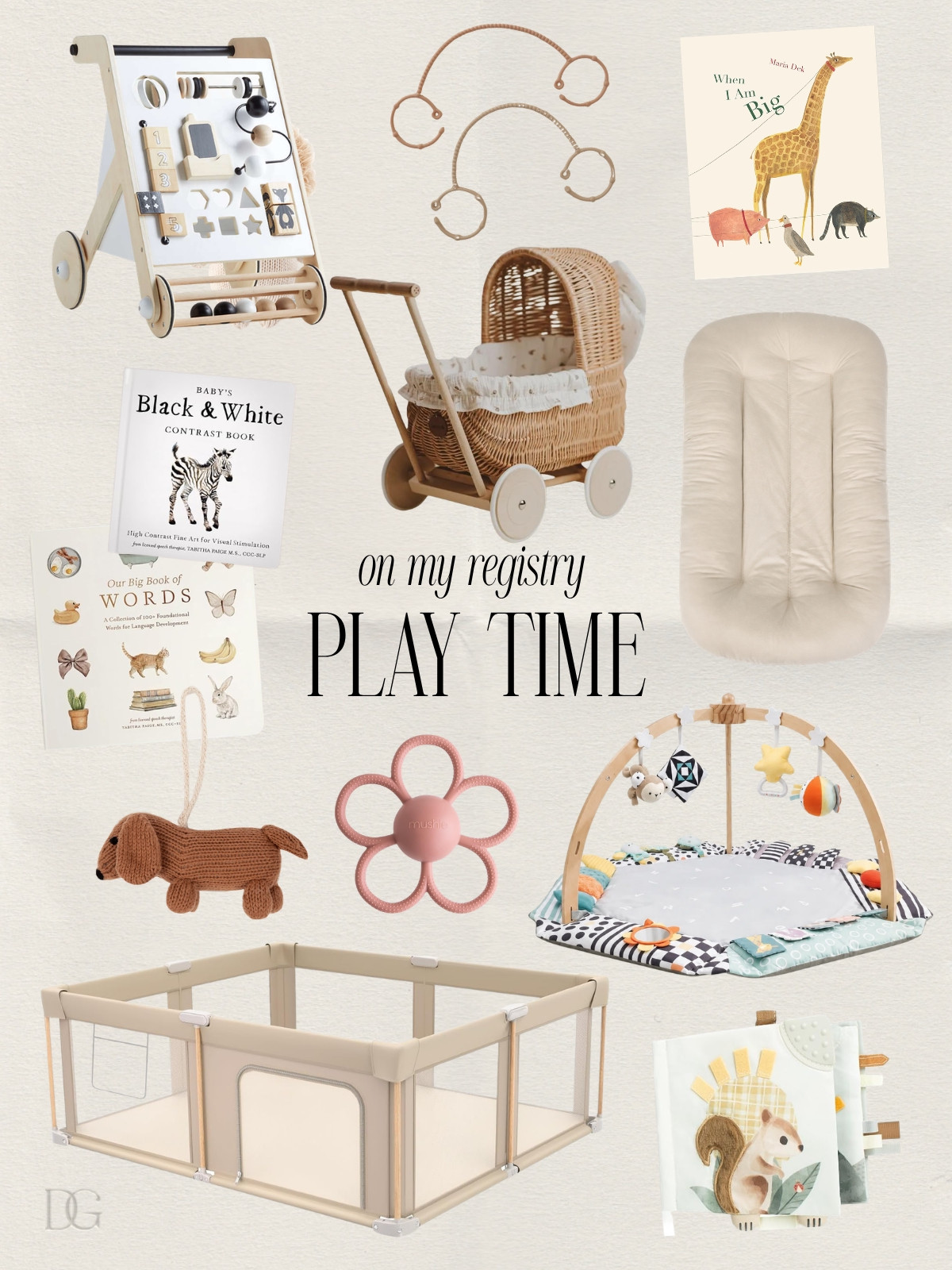 BABY REGISTRY 🐣 | Playtime essentials and a few of my favorite books we added to our registry to support tummy time, sensory play & development. 

baby play essentials, tummy time, baby activity gym, developmental toys, sensory toys, newborn toys, baby play mat, baby registry 

 #LTKBaby #LTKBump