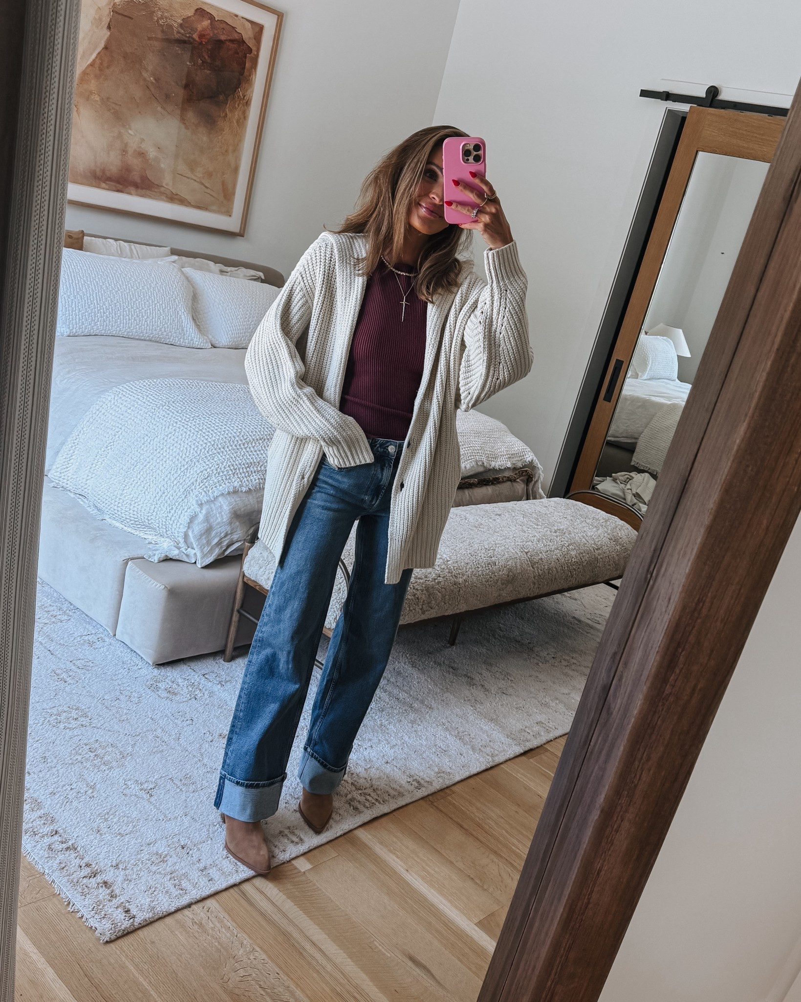 love this oversized cardigan! wearing size xs

#LTKSaleAlert