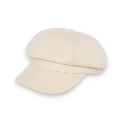 Anna-Kaci Women's Soft Newsboy Beret Cap with Structured Crown, Beige | Target