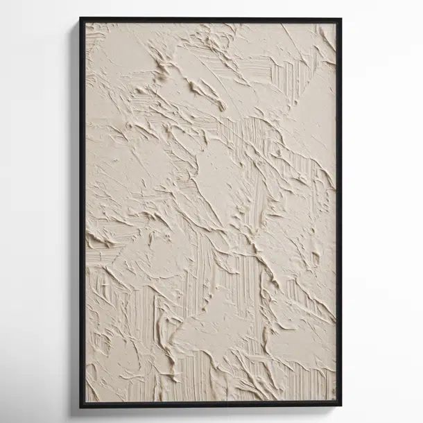 Muted Dabs by Oliver Gal - Floater Frame Print on Canvas | Wayfair North America