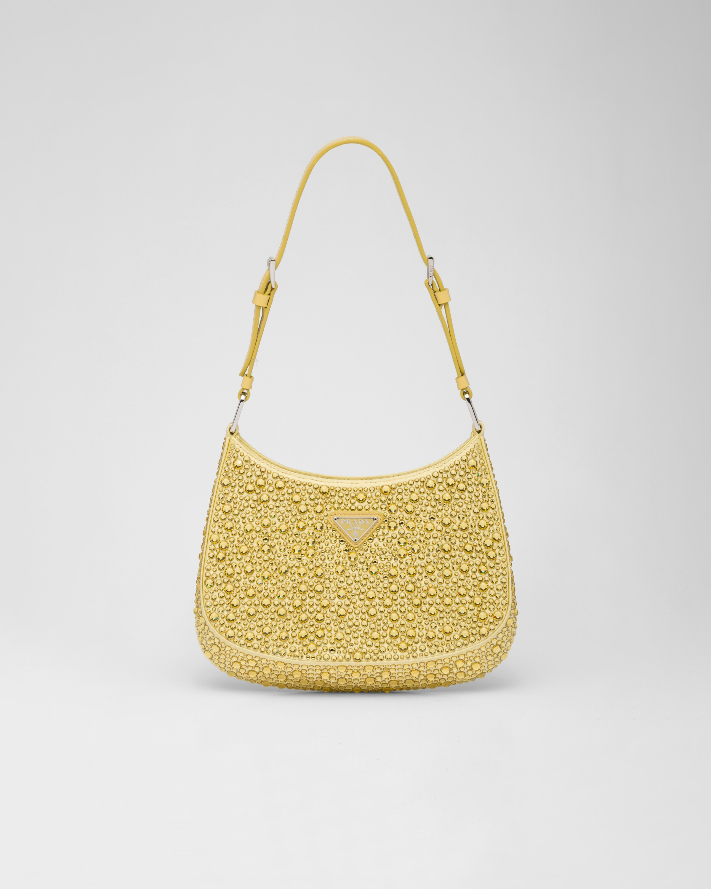 Prada Cleo satin bag with crystals | Prada Spa US