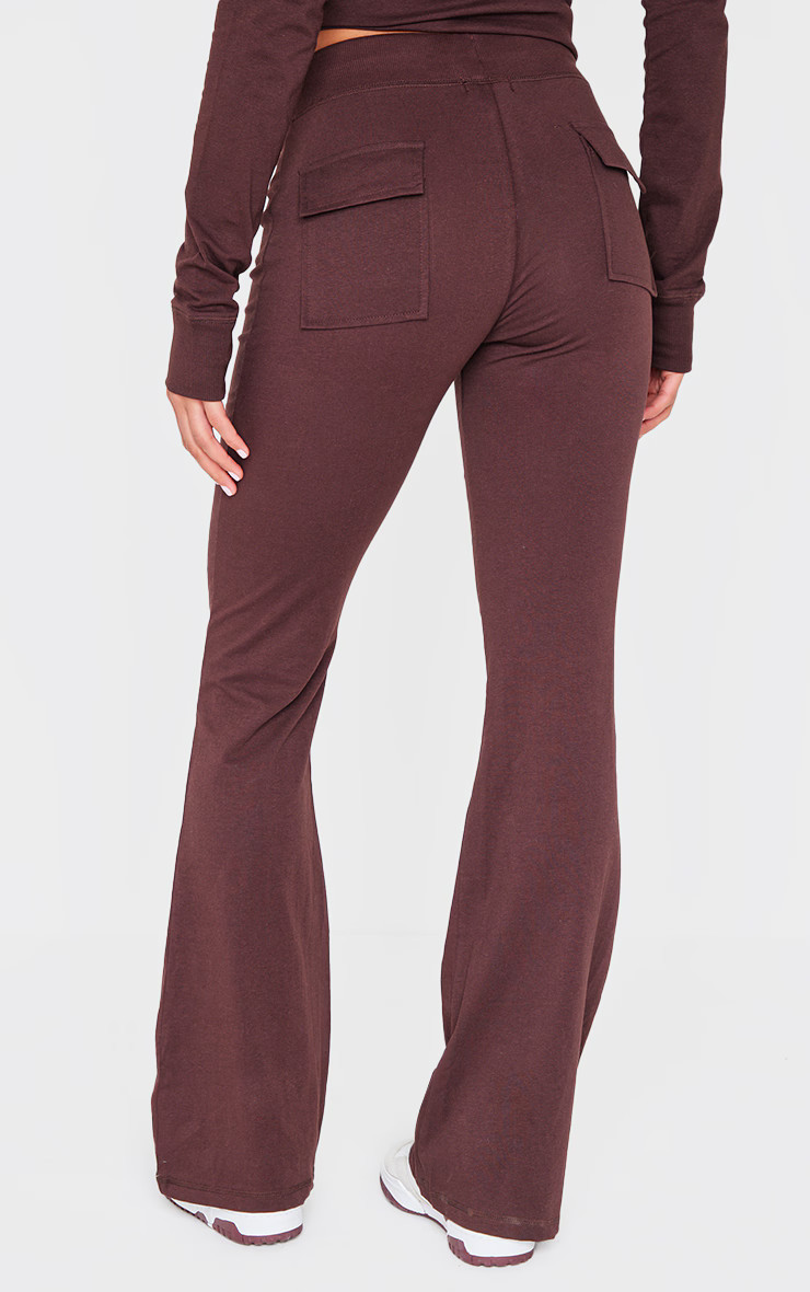 Chocolate Low Rise Skinny Flare Pants | Pretty Little Thing (Australia & New Zealand)