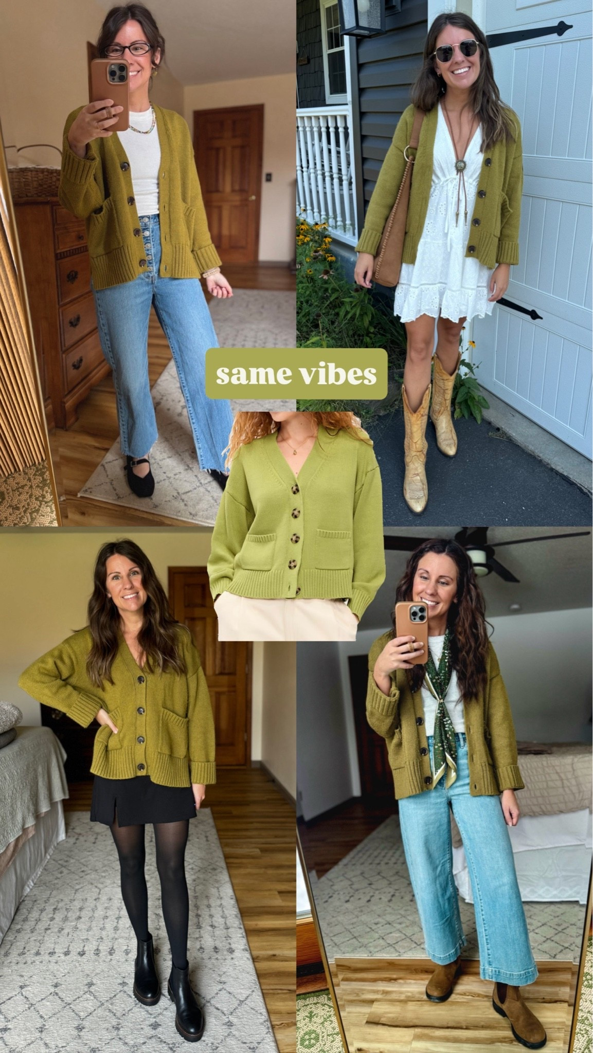 My sweater is sold out from Amazon but @oldnavy has this 100% cotton version that gives the same vibes!💚 also linked the crewneck version.

#LTKPetite #LTKSaleAlert #LTKootd