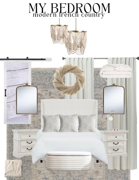 My modern French country bedroom. Budget friendly. For any and all budgets. mid century, organic modern, traditional home decor, accessories and furniture. Natural and neutral wood nature inspired. Coastal home. California Casual home. Amazon Farmhouse style budget decor

#LTKFind #LTKSale #LTKstyletip