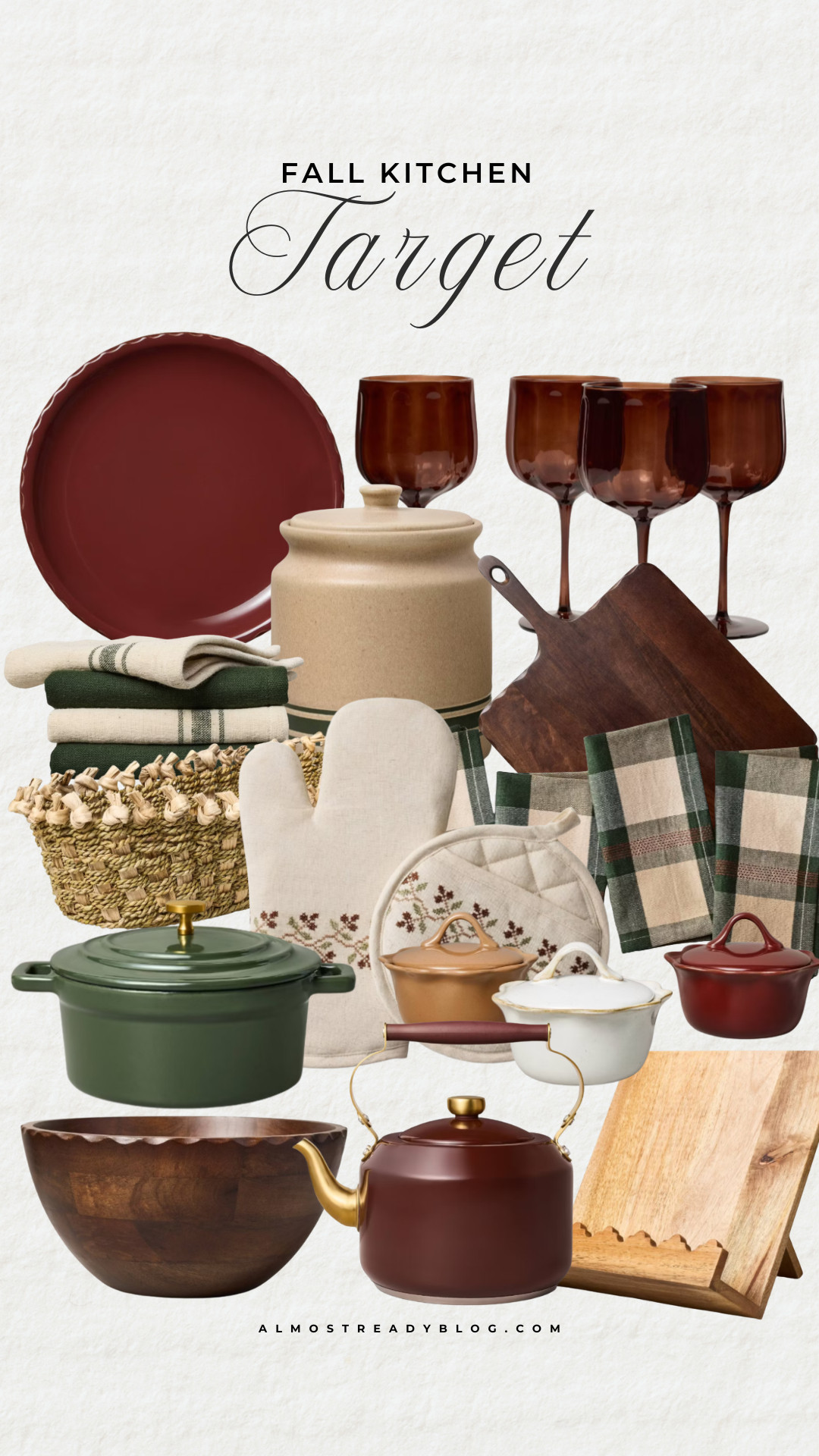 Elevate your kitchen for fall with these cozy Target finds. From rich cookware and warm tableware to timeless linens and wooden accents, these pieces bring an inviting autumn feel to every meal.

Target fall kitchen, fall kitchen decor, autumn kitchen, cozy kitchen, fall table decor, kitchen essentials, seasonal kitchen, cookware, kitchen accessories, Target home

#LTKHome