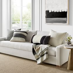 Italian Boiled Wool Stripe Throw | Williams-Sonoma