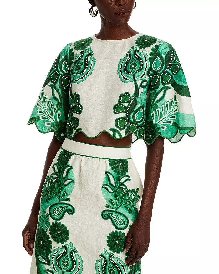 Linen Color Festival Blouse | Bloomingdale's (US)