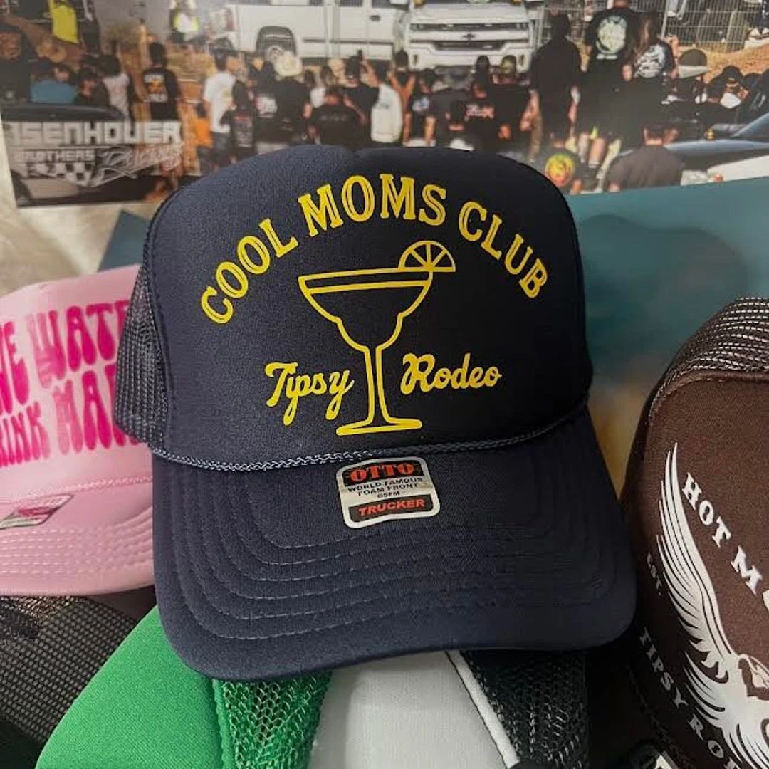 Cool Moms Club Trucker Hat  | Fall Trucker Hat Mom Hat | Fall Colored Hat | Trendy Trucker Hat | ... | Etsy (US)