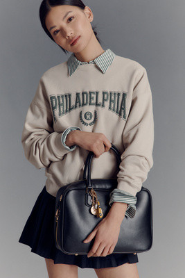 Good American x Anthropologie Philadelphia Graphic Crew-Neck Sweatshirt | Anthropologie (US)