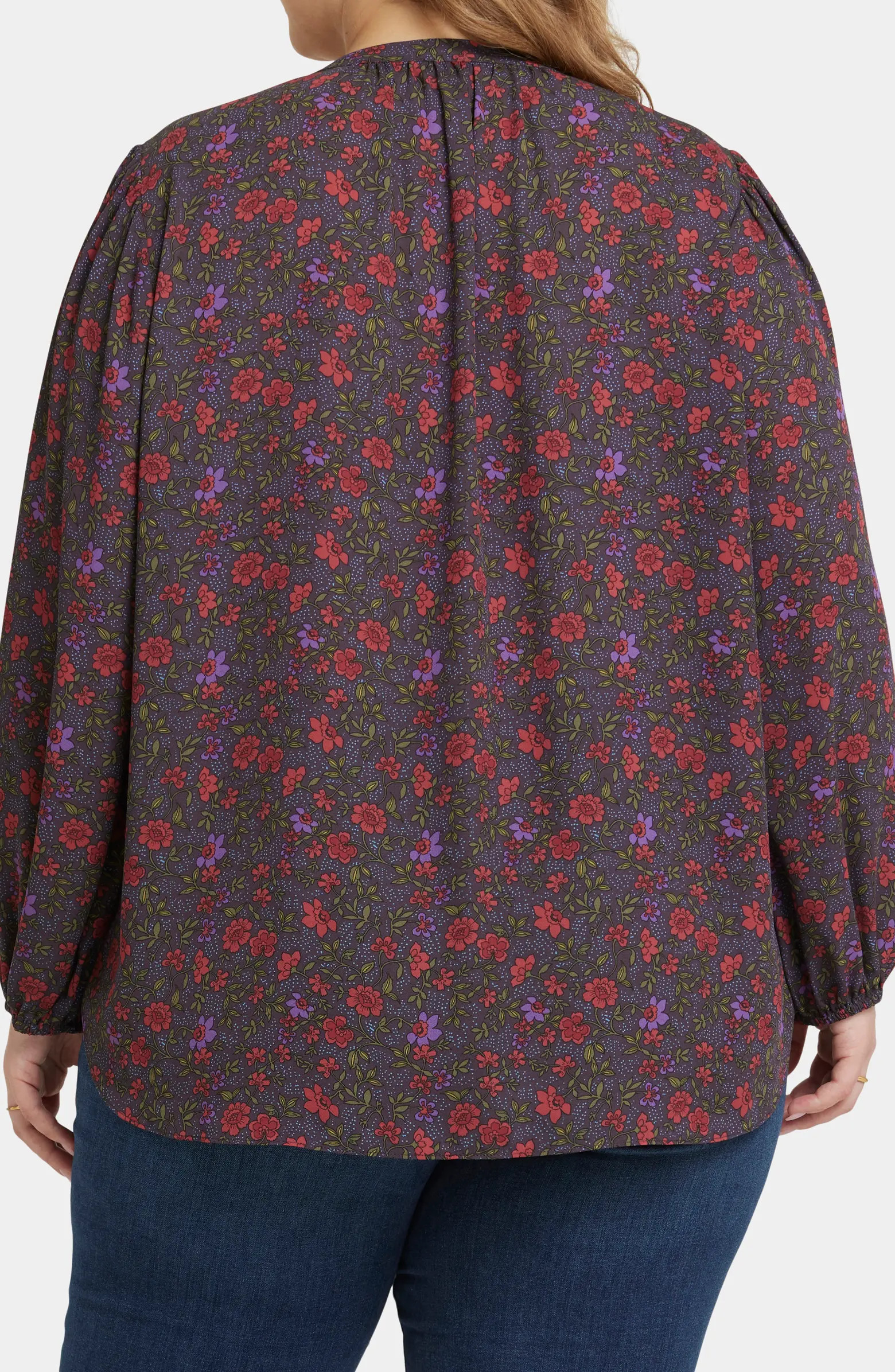 Long Sleeve Split Neck Top | Nordstrom