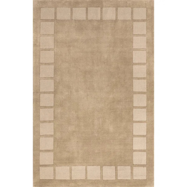 Milchan High Low Wool Blend Area Rug | Wayfair North America